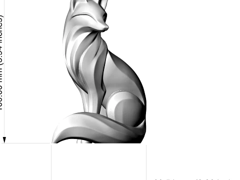 Fox 3D Print Model 3D Print Model
