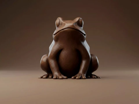 Frog 3D Print Model 3D Print Model