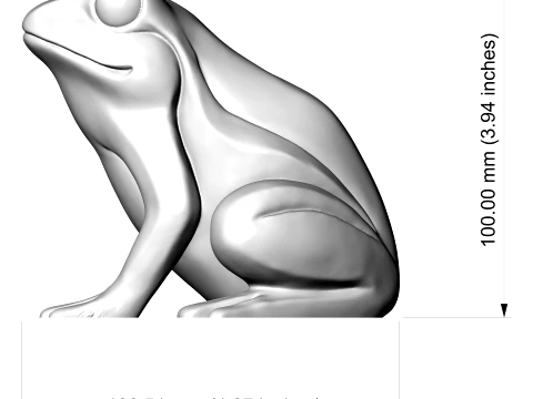 Frog 3D Print Model 3D Print Model