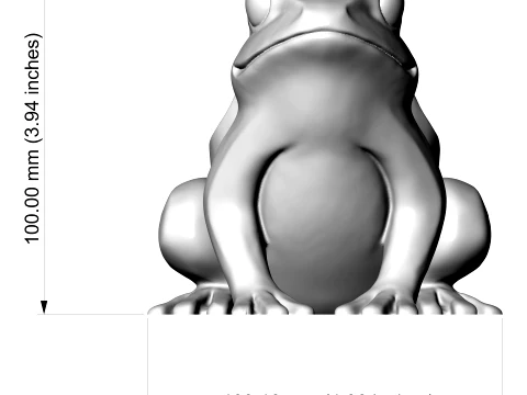 Frog 3D Print Model 3D Print Model