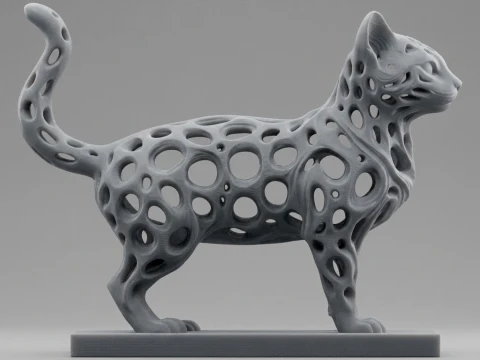 Cat 3D Print Model 3D Print Model