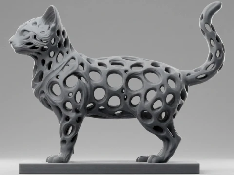 Cat 3D Print Model 3D Print Model