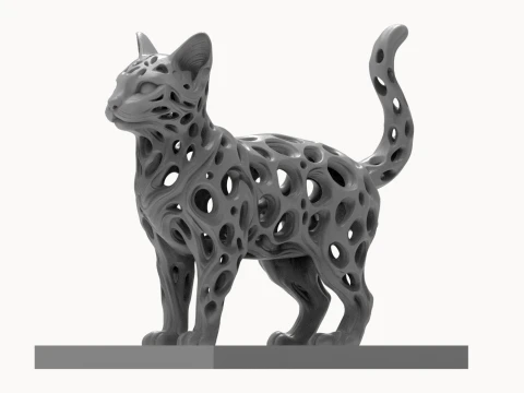 Cat 3D Print Model 3D Print Model