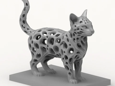 Cat 3D Print Model 3D Print Model