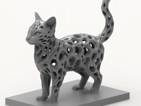 Cat 3D Print Model 3D Print Model
