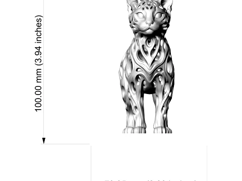 Cat 3D Print Model 3D Print Model