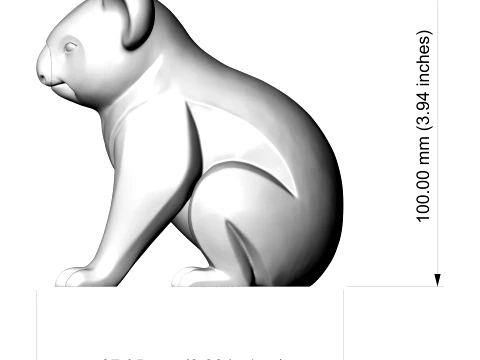 Koala 3D Print Model 3D Print Model