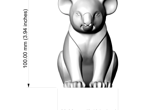 Koala 3D Print Model 3D Print Model