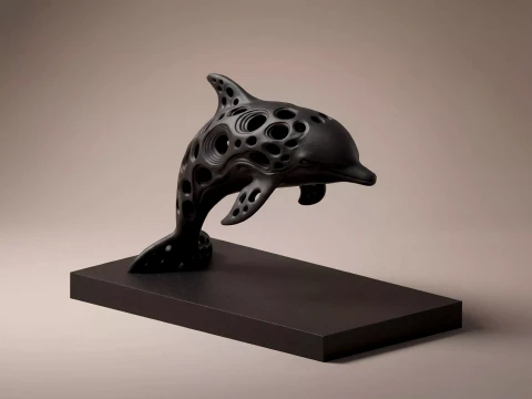 Dolphin 3D Print Model 3D Baskı Modeli