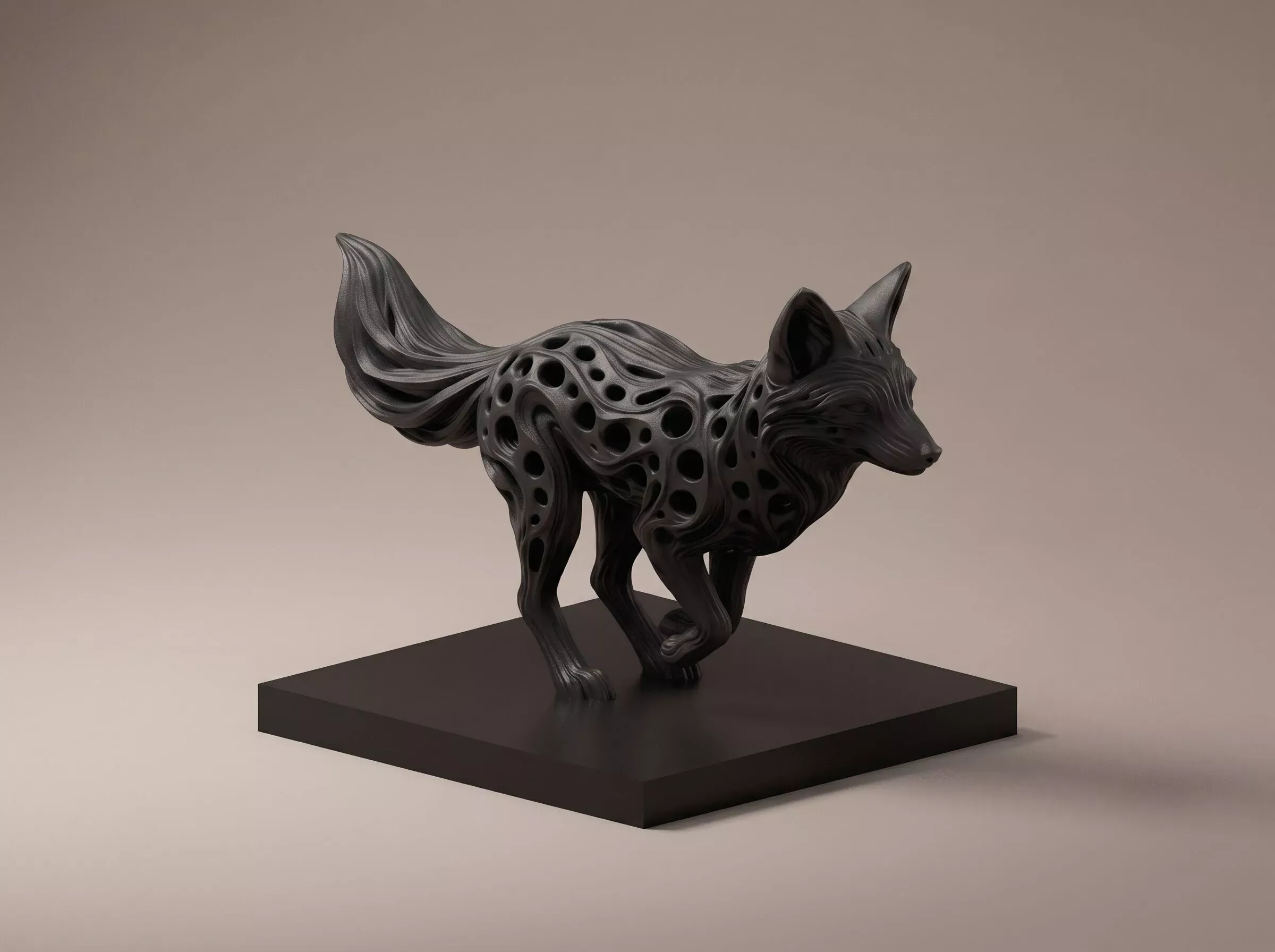 Fox 3D Print Model 3D Print Model .c4d .max .obj .3ds .fbx .stl .blend 