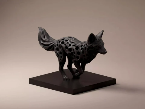 Fox 3D Print Model 3D Print Model