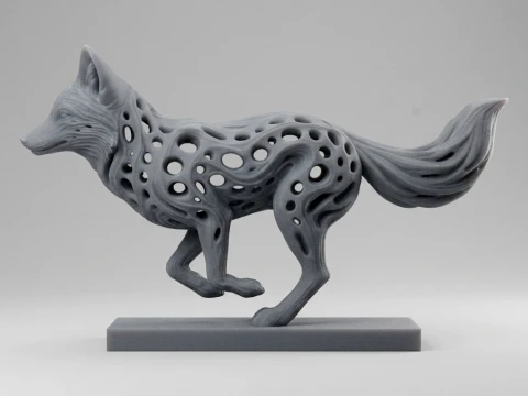 Fox 3D Print Model 3D Print Model