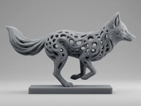Fox 3D Print Model 3D Print Model
