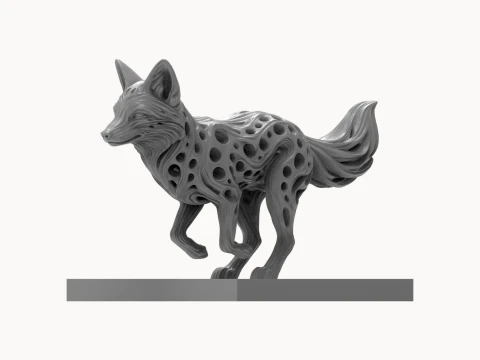 Fox 3D Print Model 3D Print Model