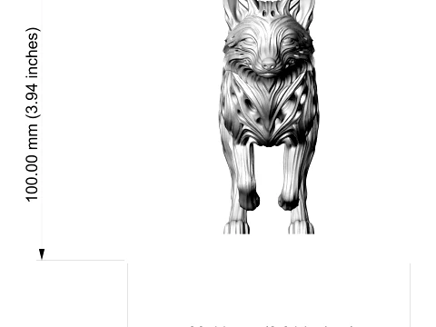 Fox 3D Print Model 3D Print Model