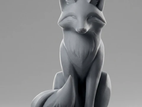 Fox 3D Print Model 3D Print Model