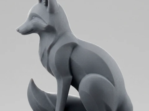 Fox 3D Print Model 3D Print Model