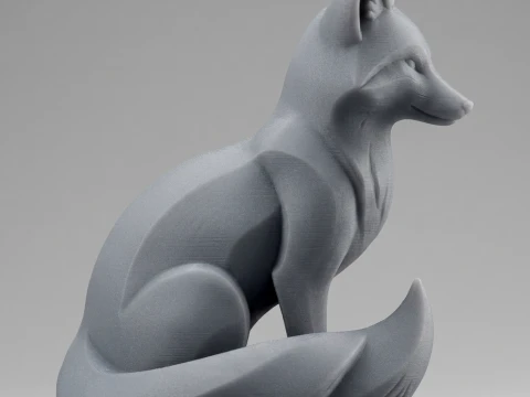 Fox 3D Print Model 3D Print Model