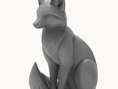 Fox 3D Print Model 3D Print Model