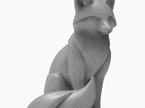 Fox 3D Print Model 3D Print Model