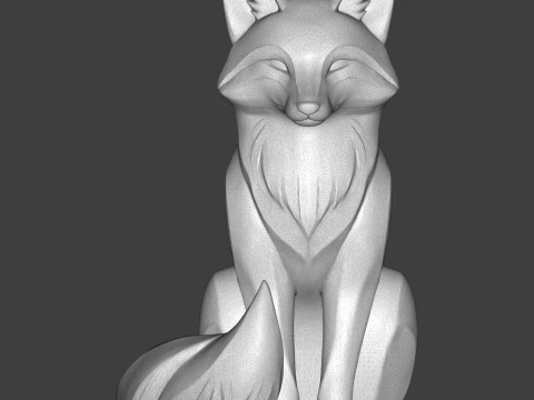 Fox 3D Print Model 3D Print Model