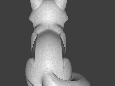 Fox 3D Print Model 3D Print Model