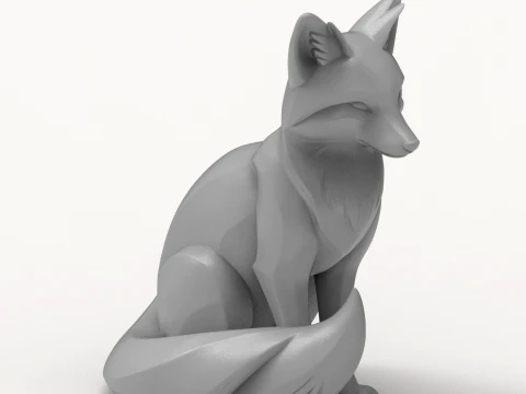 Fox 3D Print Model 3D Print Model