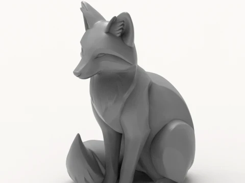 Fox 3D Print Model 3D Print Model