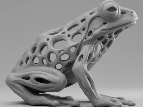 Frog 3D Print Model 3D Print Model