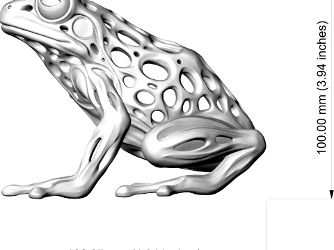 Frog 3D Print Model 3D Print Model