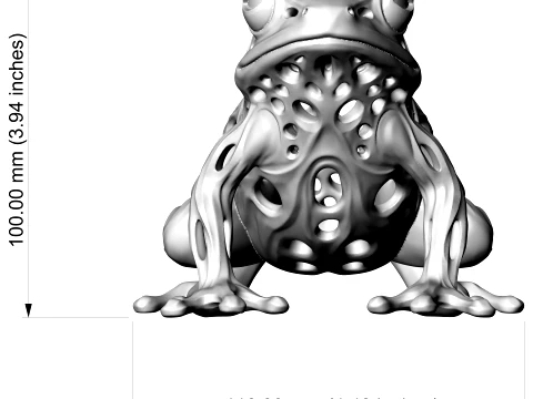 Frog 3D Print Model 3D Print Model