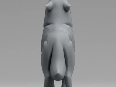 Wolf 3D Print Model 3D Print Model