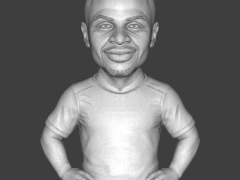Sadio Mane Footballer Figurine 3D Print Model 3D Print Model