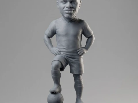 Sadio Mane Footballer Figurine 3D Print Model 3D Print Model