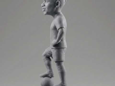 Sadio Mane Footballer Figurine 3D Print Model 3D Print Model