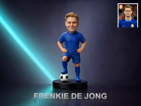 Frenkie de Jong Footballer Figurine 3D Print Model 3Dプリントモデル