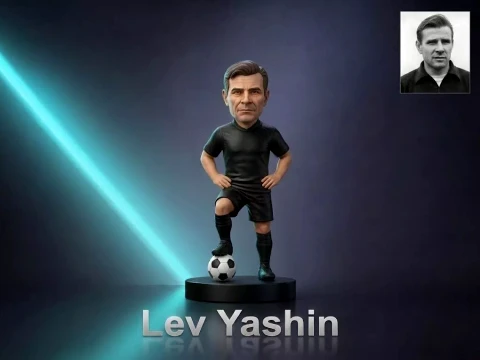 Lev Yashin Football Player Figurine 3D Print Model 3D Print Model