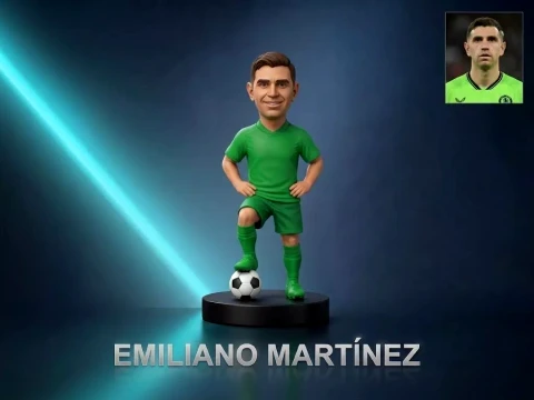 Emiliano Martinez Footballer Figurine 3D Print Model 3D Print Model