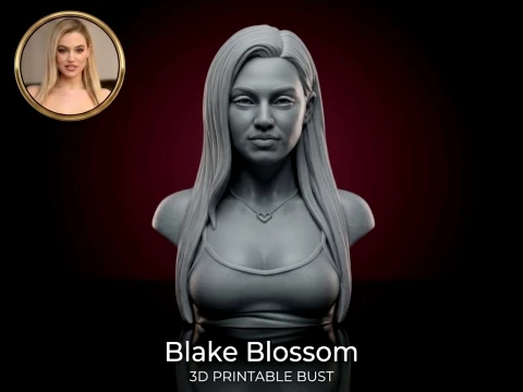 Blake Blossom bust 3D print model 3D Print Model