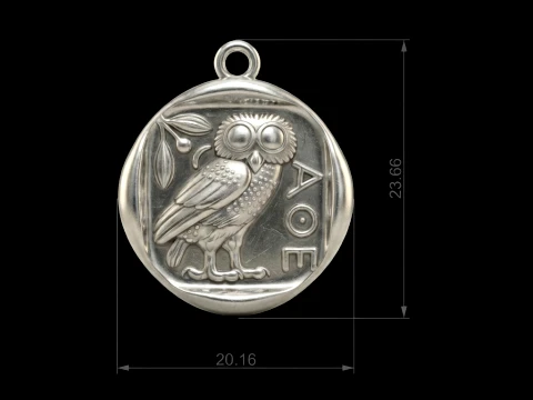 Ancient Rome Pendant 3D Print Model