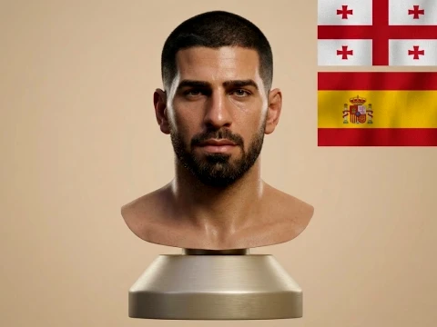 Ilia Topuria 3D-Printable Bust UFC 3D Print Model