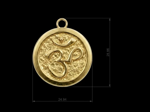 Interfaith Symbol Pendant Pack 3D Print Model