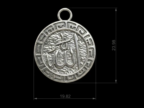 Interfaith Symbol Pendant Pack 3D Print Model