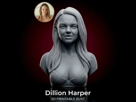 Dillion Harper bust 3D print model 3D Print Model