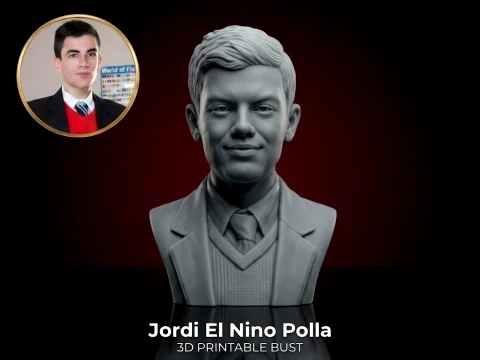 Jordi El Nino Polla bust 3D print model 3D Print Model