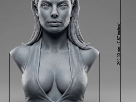 Lana Rhoades bust 3D print model 3D Print Model