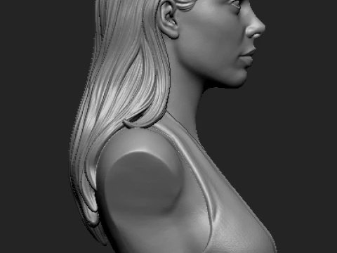 Lana Rhoades bust 3D print model 3D Print Model