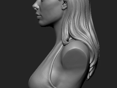 Lana Rhoades bust 3D print model 3D Print Model