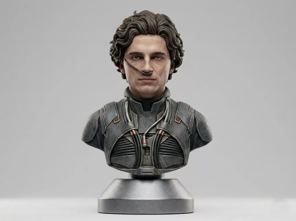Paul Atreides 3D-Printable Bust 3D print model 3D Print Model .c4d .max .obj .3ds .fbx .stl .blend 