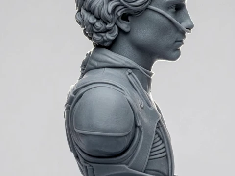 Paul Atreides 3D-Printable Bust 3D print model 3D Print Model